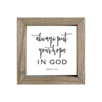 8x8 Thin Oak | White Canvas