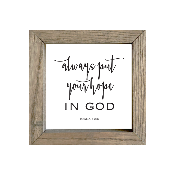 8x8 Thin Oak | White Canvas