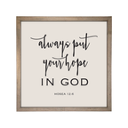 24x24 Thin Oak | Natural Canvas