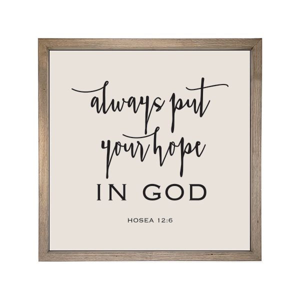 24x24 Thin Oak | Natural Canvas