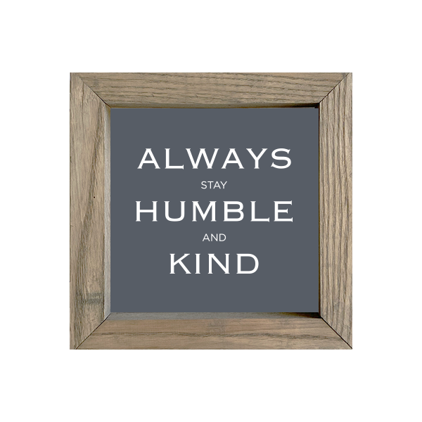 8x8 Thin Oak | Charcoal Canvas