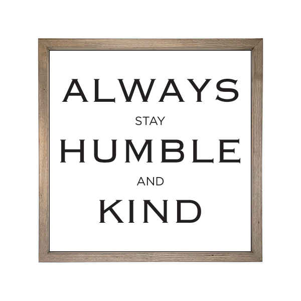 24x24 Thin Oak | White Canvas