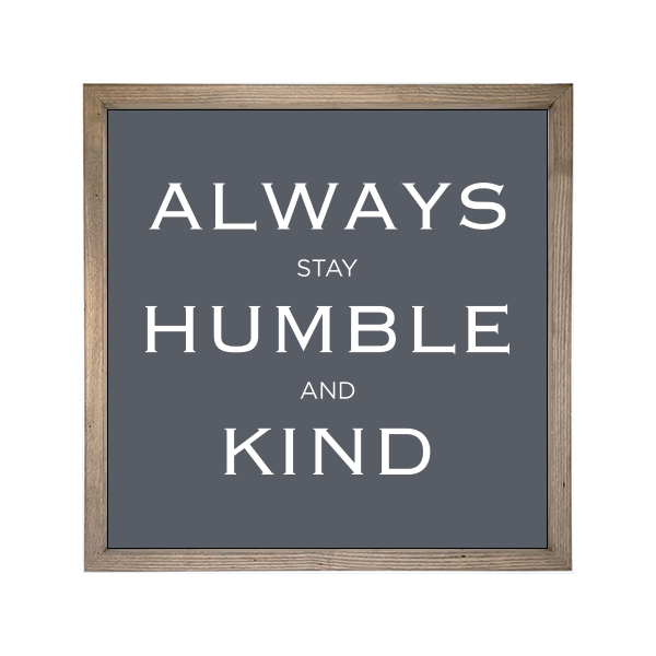 24x24 Thin Oak | Charcoal Canvas