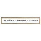 41x7 Thin Oak | White Canvas