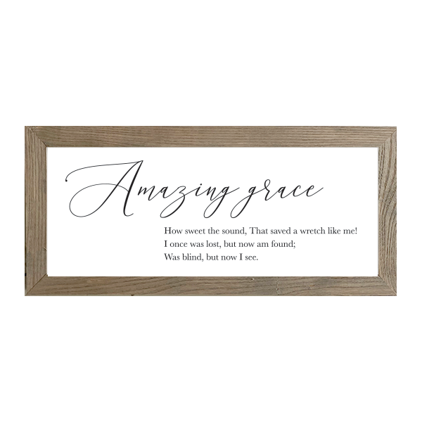 16x7 Thin Oak | White Canvas