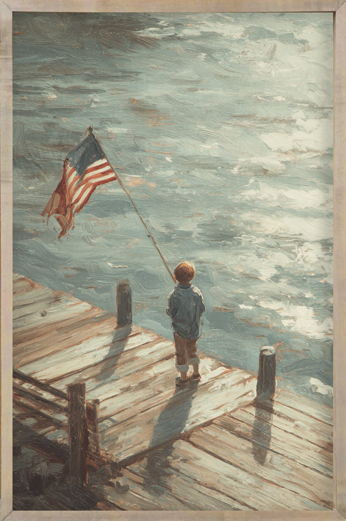 24x36 Americana Lake #12