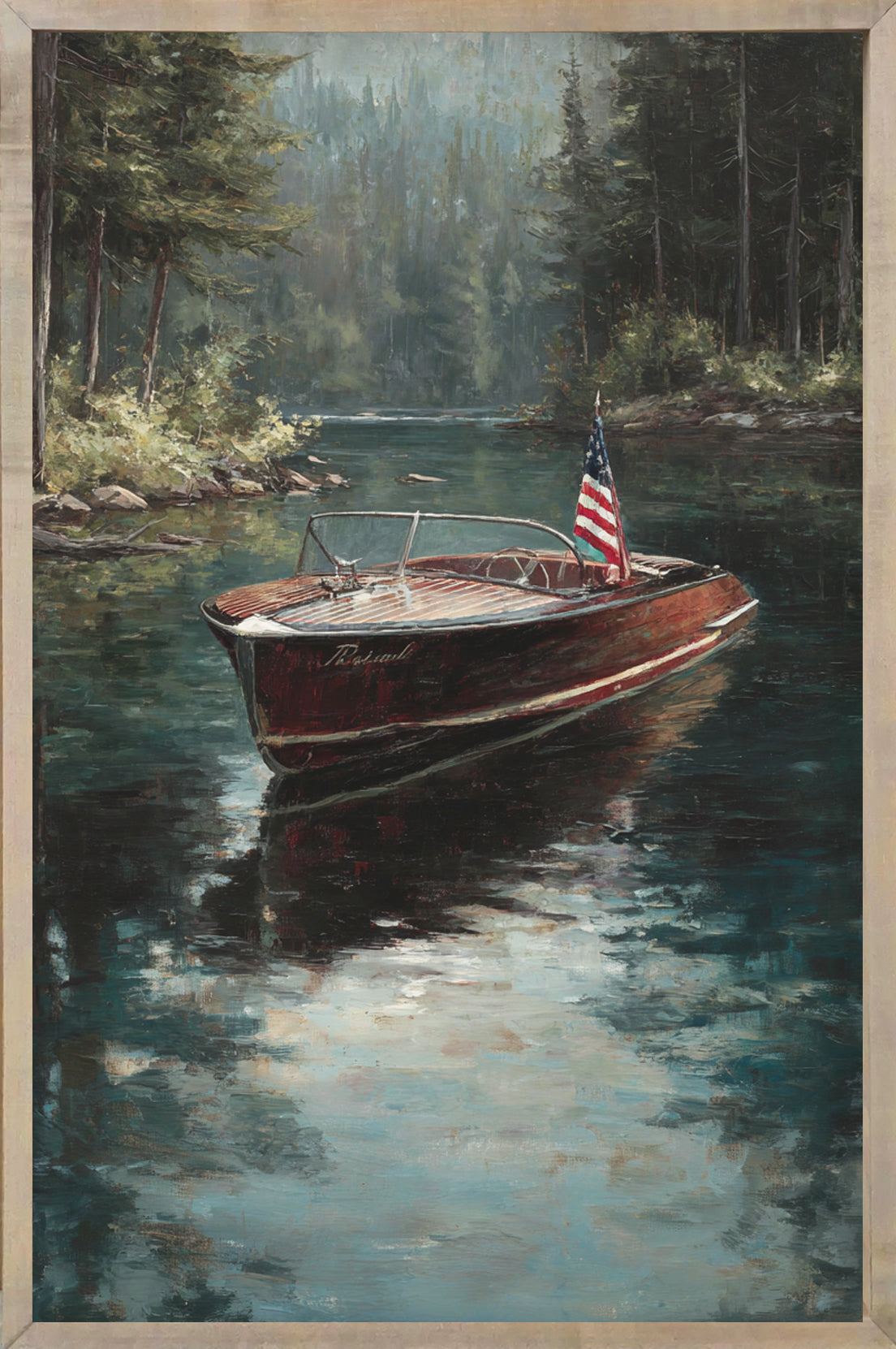 24x36 Americana Lake #13