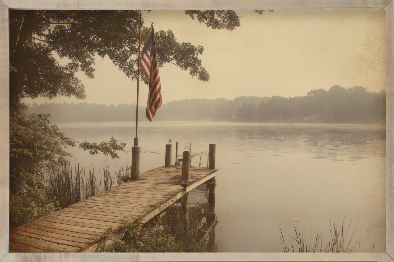 24x36 Americana Lake #1