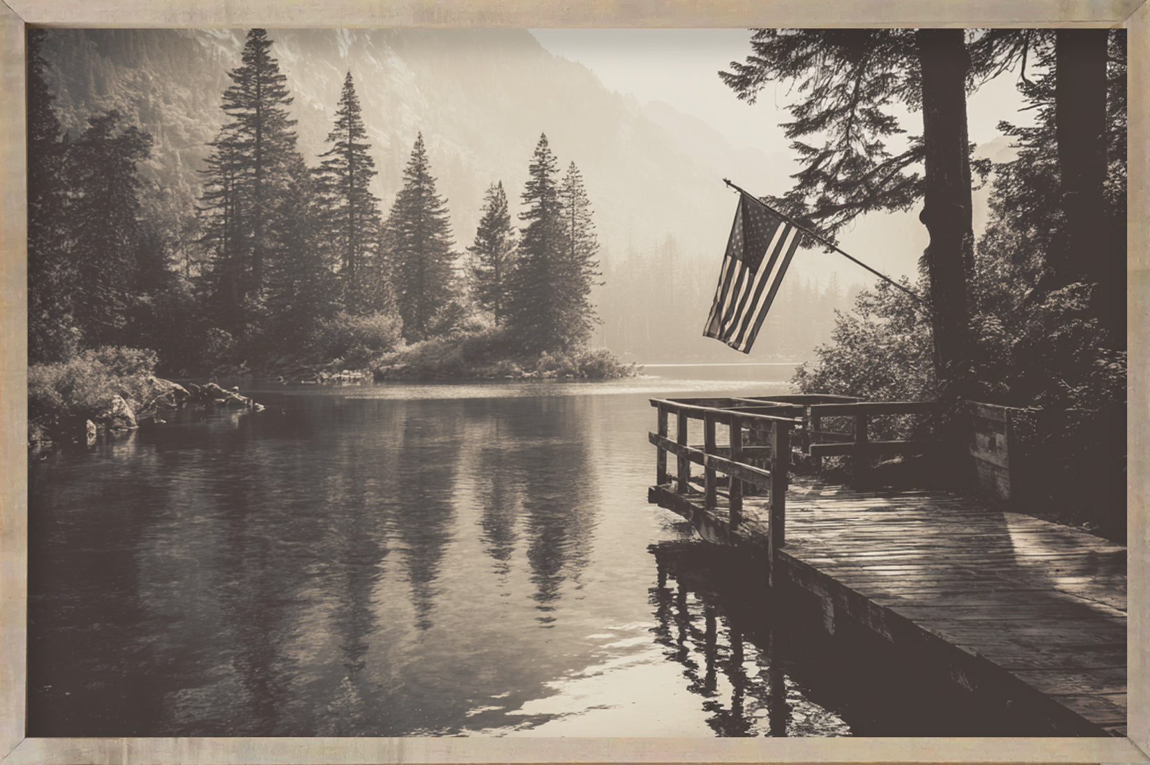 24x36 Americana Lake #2