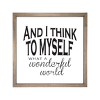 24x24 Thin Oak | White Canvas