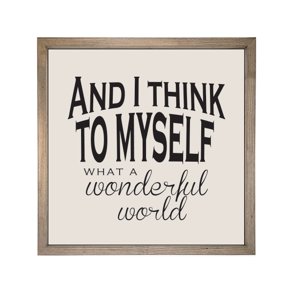 24x24 Thin Oak | Natural Canvas