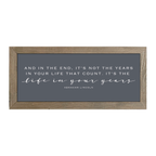 16x7 Thin Oak | Charcoal Canvas