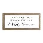 16x7 Thin Oak | White Canvas