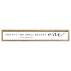 41x7 Thin Oak | White Canvas