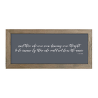 16x7 Thin Oak | Charcoal Canvas