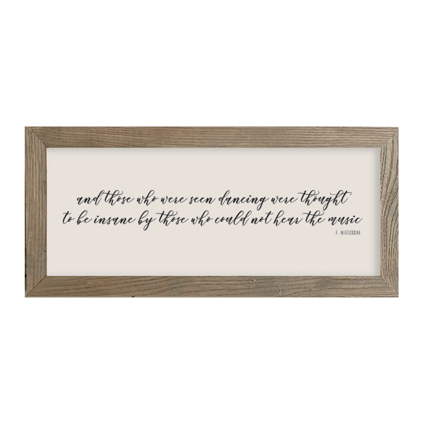 16x7 Thin Oak | Natural Canvas