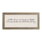 16x7 Thin Oak | Natural Canvas