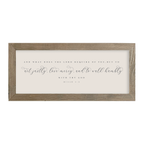 16x7 Thin Oak | Natural Canvas