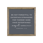 16x16 Thin Oak | Charcoal Canvas