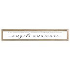 41x7 Thin Oak | White Canvas