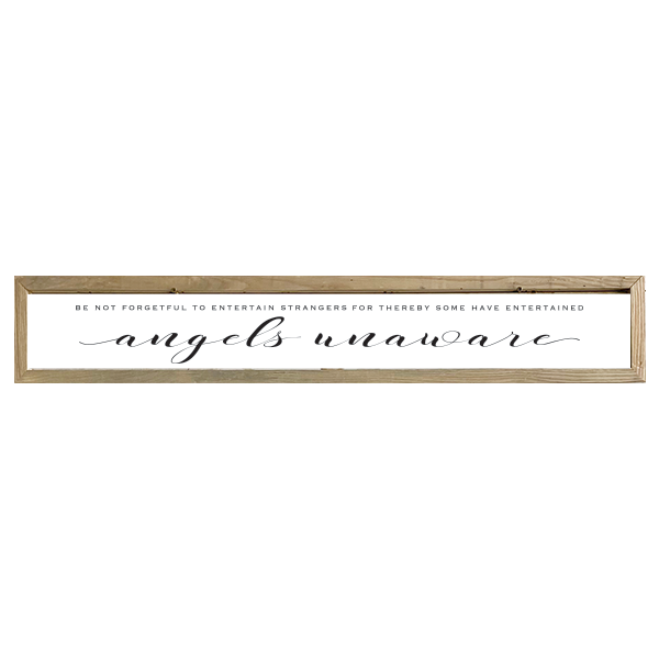 41x7 Thin Oak | White Canvas