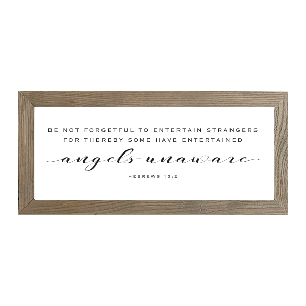 16x7 Thin Oak | White Canvas