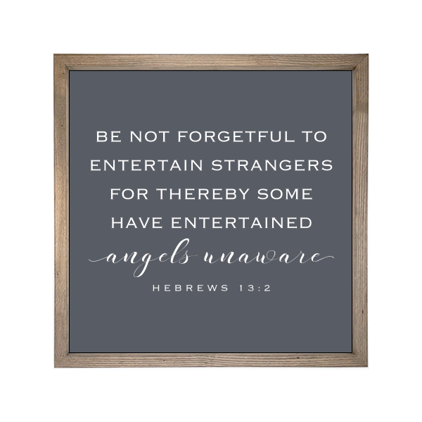 24x24 Thin Oak | Charcoal Canvas