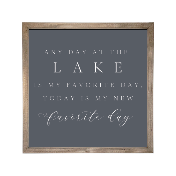 24x24 Thin Oak | Charcoal Canvas