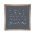 24x24 Thin Oak | Charcoal Canvas