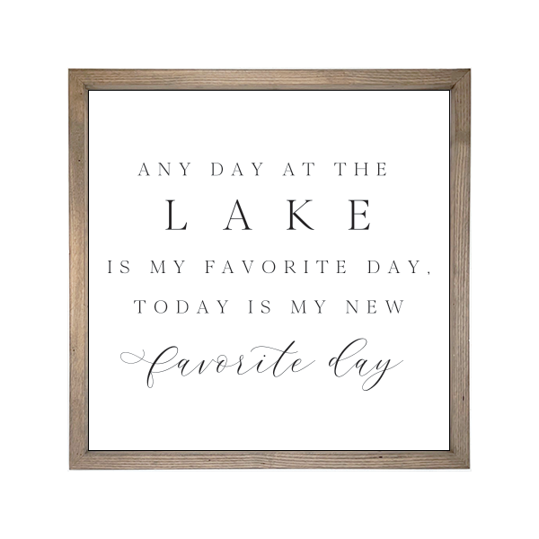 24x24 Thin Oak | White Canvas