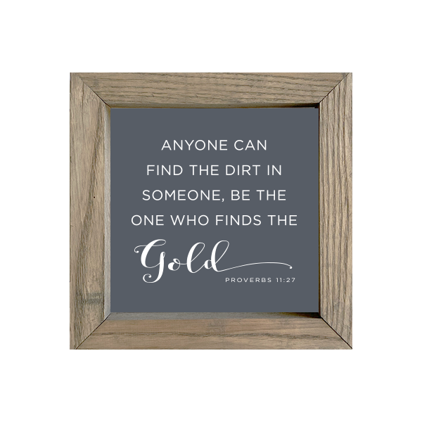 8x8 Thin Oak | Charcoal Canvas