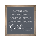 24x24 Thin Oak | Charcoal Canvas