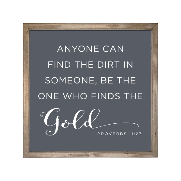 24x24 Thin Oak | Charcoal Canvas