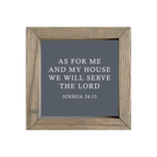 8x8 Thin Oak | Charcoal Canvas