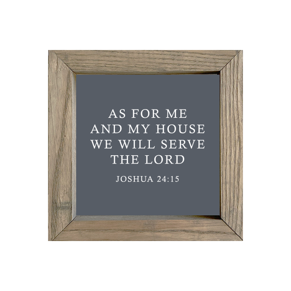 8x8 Thin Oak | Charcoal Canvas