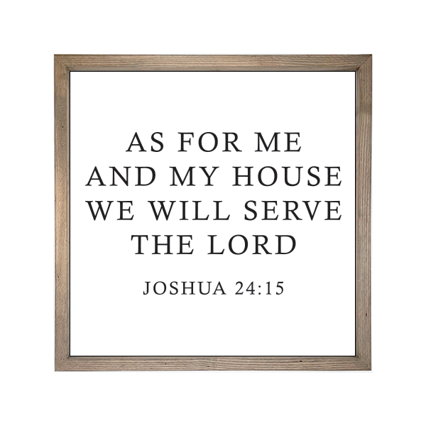 24x24 Thin Oak | White Canvas