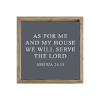 16x16 Thin Oak | Charcoal Canvas