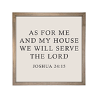 24x24 Thin Oak | Natural Canvas