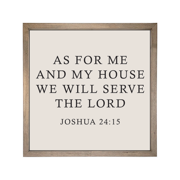 24x24 Thin Oak | Natural Canvas