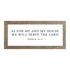 16x7 Thin Oak As For Me And My House Collection