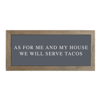 16x7 Thin Oak As For Me And My House Collection