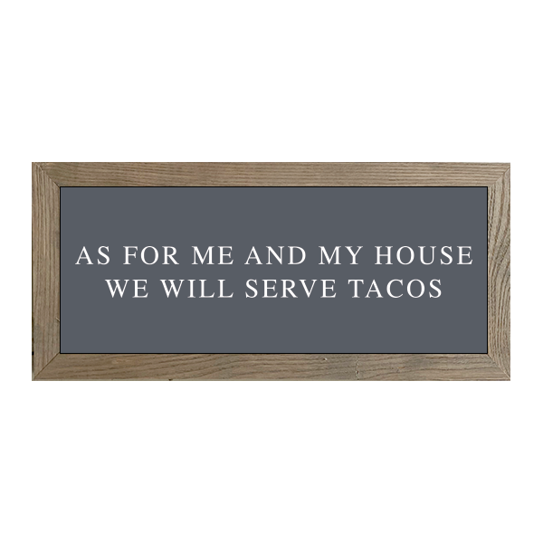 16x7 Thin Oak As For Me And My House Collection