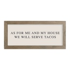 16x7 Thin Oak As For Me And My House Collection