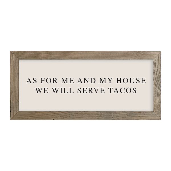 16x7 Thin Oak As For Me And My House Collection