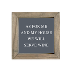 8x8 Thin Oak | Charcoal Canvas