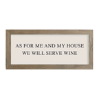 16x7 Thin Oak As For Me And My House Collection