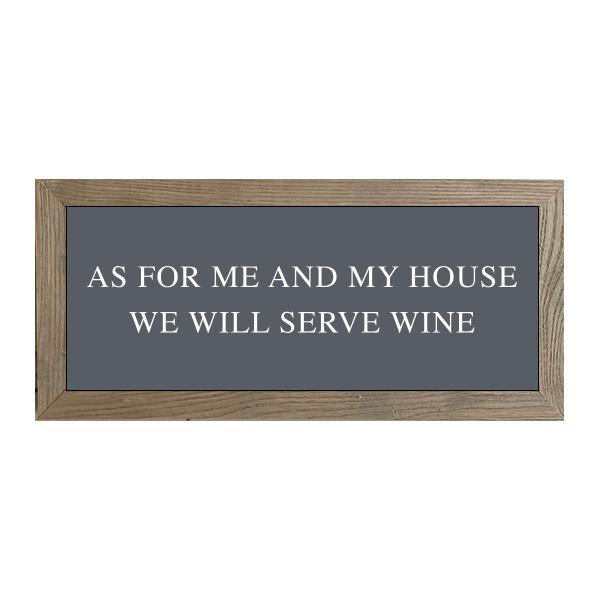 16x7 Thin Oak As For Me And My House Collection