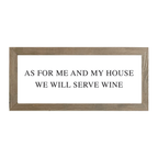 16x7 Thin Oak As For Me And My House Collection