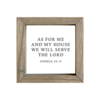 8x8 Thin Oak | White Canvas