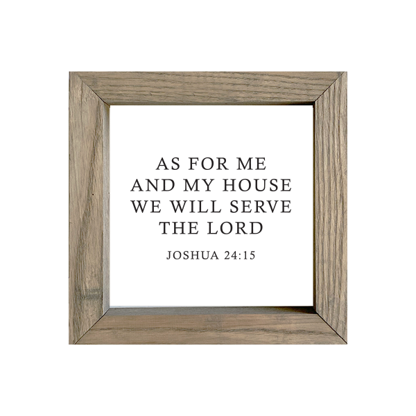 8x8 Thin Oak | White Canvas